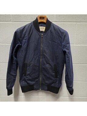 3sixteen stadium bomber jacket S Small Navy Blue 20x29 USA MADE